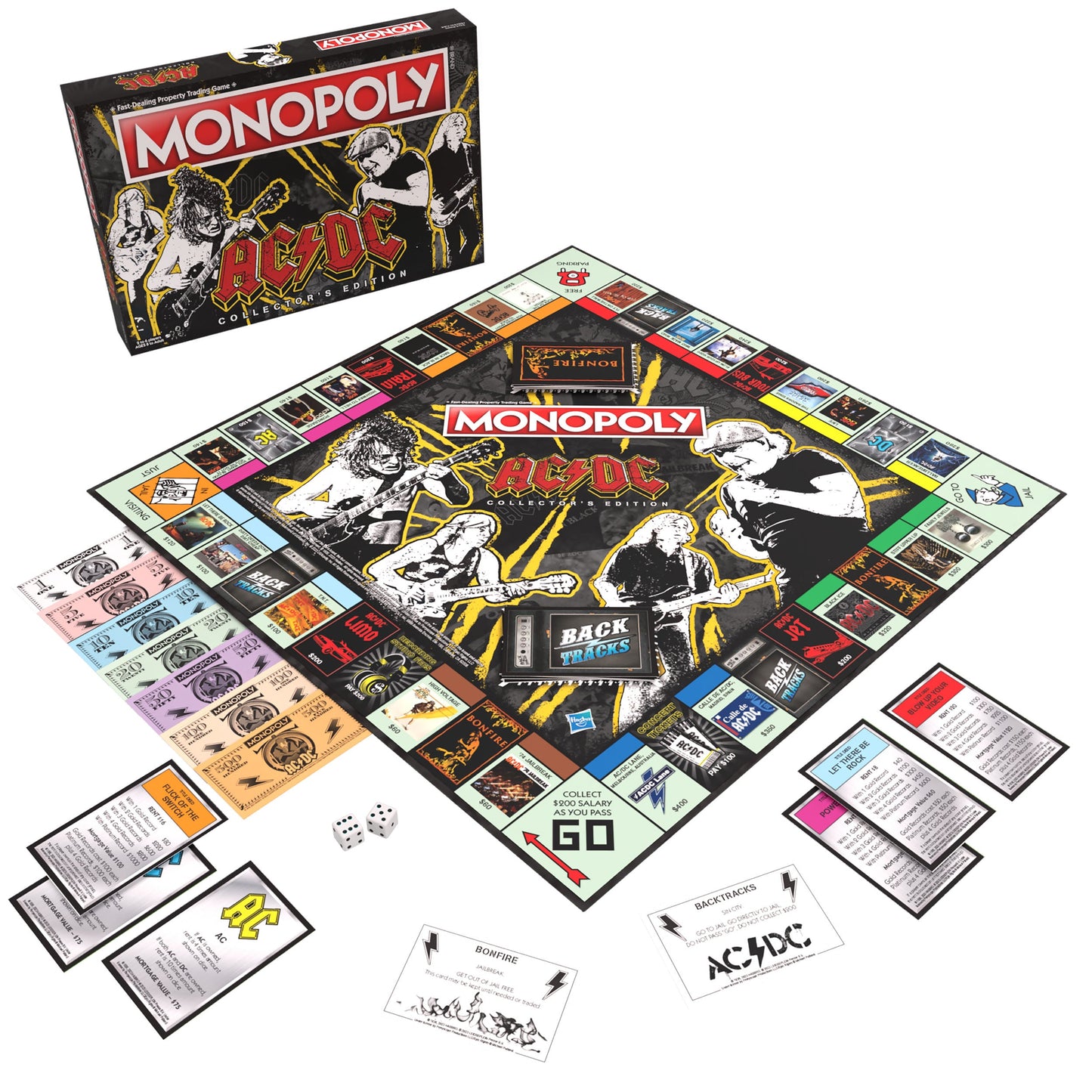 MONOPOLY®: AC/DC - Bộ cờ tỷ phú phiên bản sưu tầm - The Op Games