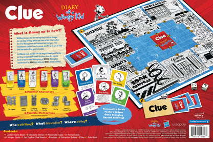 CLUE®: Diary of a Wimpy Kid - Trò chơi board game thám tử - The Op Games