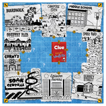 CLUE®: Diary of a Wimpy Kid - Trò chơi board game thám tử - The Op Games