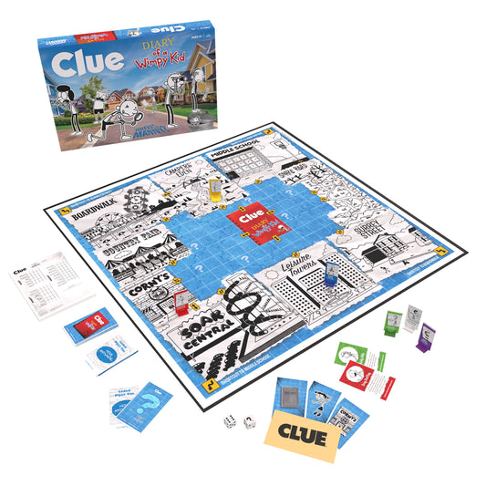 CLUE®: Diary of a Wimpy Kid - Trò chơi board game thám tử - The Op Games
