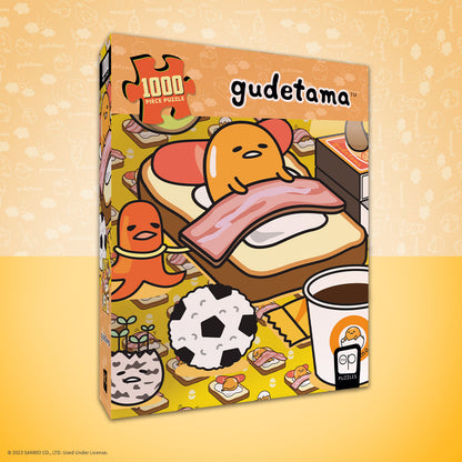 Gudetama “Work From Bed” 1,000 Piece Puzzle - Đồ chơi Ghép hình 1000 mảnh - The Op Games - Hình ảnh bổ sung 5