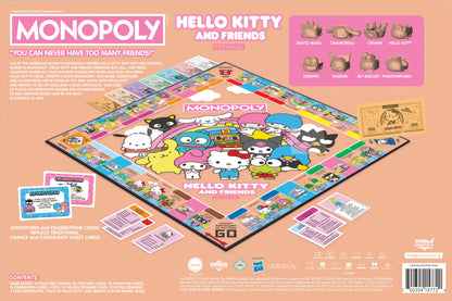 MONOPOLY®: Hello Kitty® and Friends Premium - Cờ Tỷ Phú Bản Cao Cấp - The Op Games