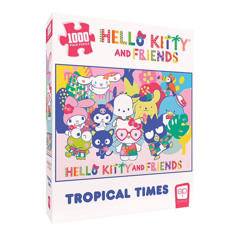 Hello Kitty® and Friends "Tropical Times" 1,000 Piece Puzzle - Trò chơi Xếp hình Jigsaw Puzzle - The Op Games - Hình ảnh sản phẩm
