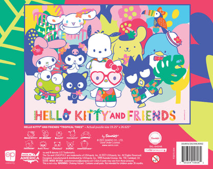 Hello Kitty® and Friends "Tropical Times" 1,000 Piece Puzzle - Trò chơi Xếp hình Jigsaw Puzzle - The Op Games The Op Games - 