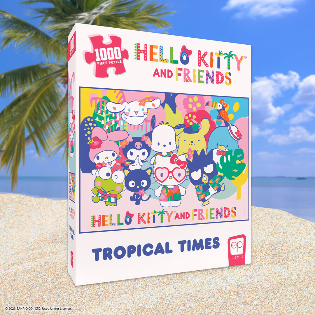 Hello Kitty® and Friends "Tropical Times" 1,000 Piece Puzzle - Trò chơi Xếp hình Jigsaw Puzzle - The Op Games