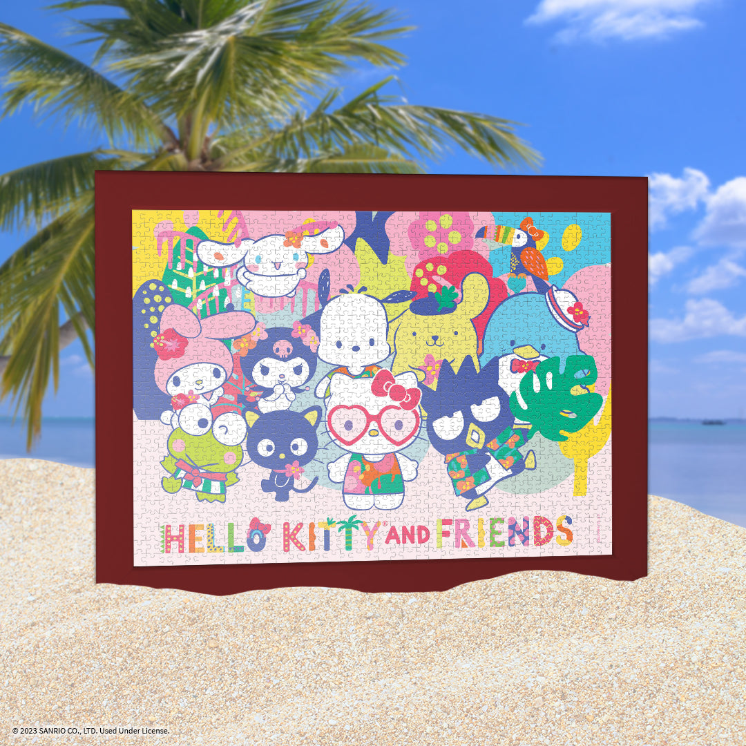 Hello Kitty® and Friends "Tropical Times" 1,000 Piece Puzzle - Trò chơi Xếp hình Jigsaw Puzzle - The Op Games The Op Games - 