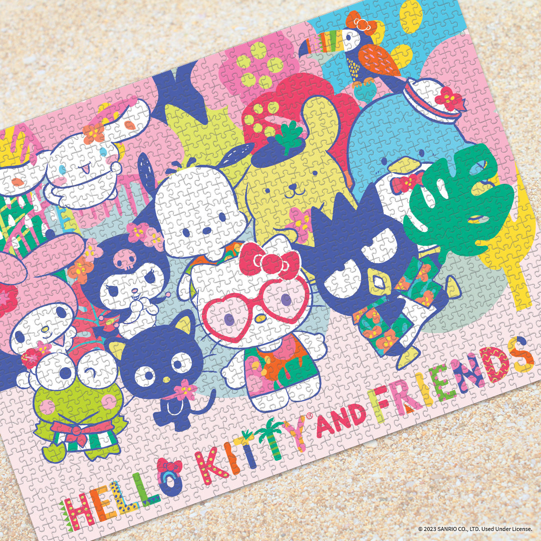 Hello Kitty® and Friends "Tropical Times" 1,000 Piece Puzzle - Trò chơi Xếp hình Jigsaw Puzzle - The Op Games - Hình ảnh bổ sung 5