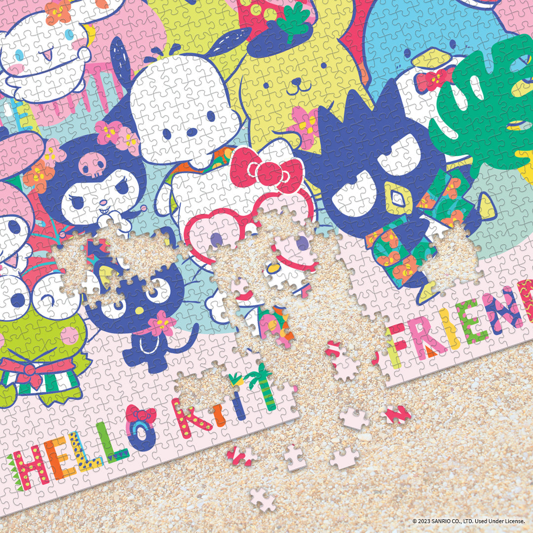 Hello Kitty® and Friends "Tropical Times" 1,000 Piece Puzzle - Trò chơi Xếp hình Jigsaw Puzzle - The Op Games - Hình ảnh bổ sung 4