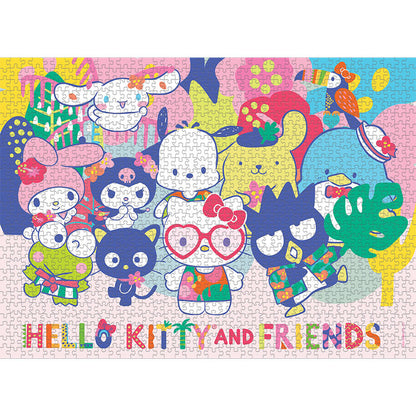 Hello Kitty® and Friends "Tropical Times" 1,000 Piece Puzzle - Trò chơi Xếp hình Jigsaw Puzzle - The Op Games - Góc nhìn khác 3