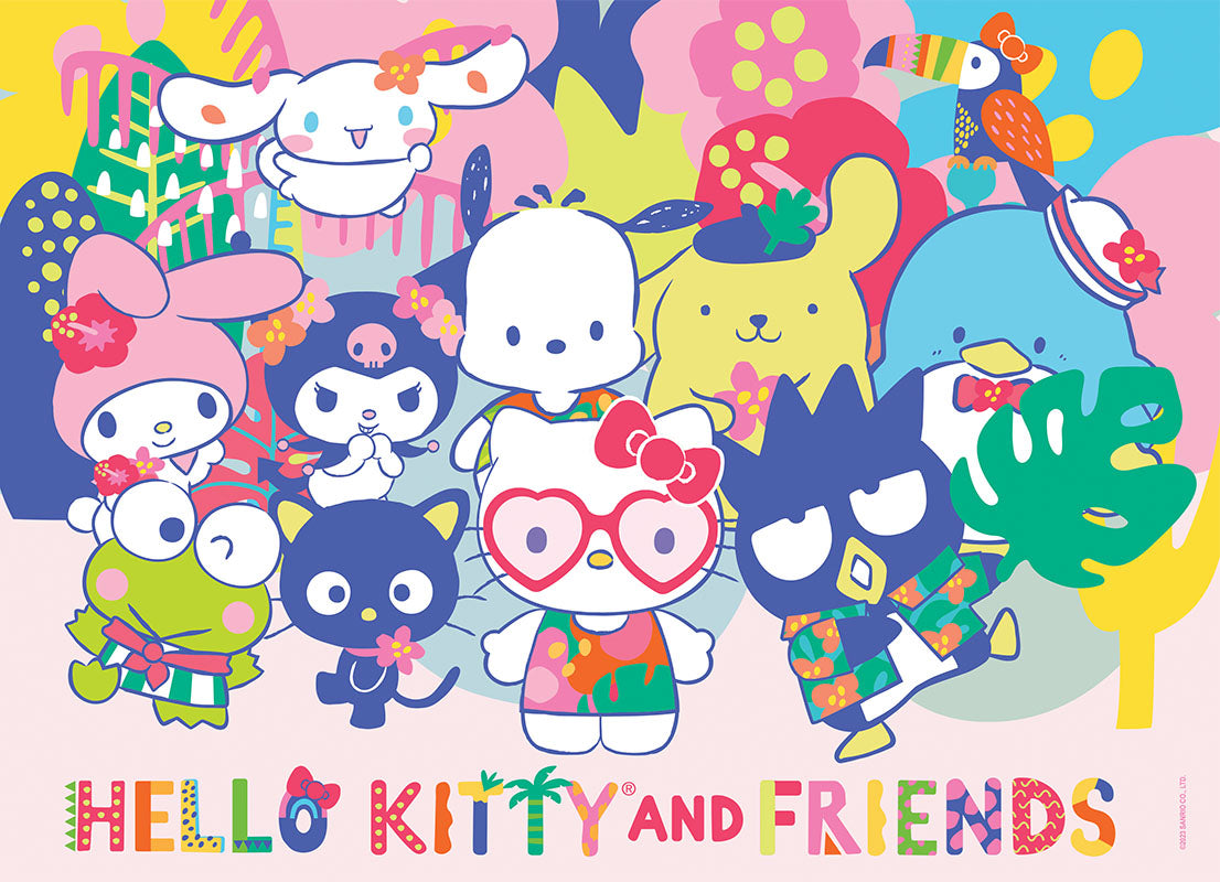 Hello Kitty® and Friends "Tropical Times" 1,000 Piece Puzzle - Trò chơi Xếp hình Jigsaw Puzzle - The Op Games - Hình ảnh bổ sung 6