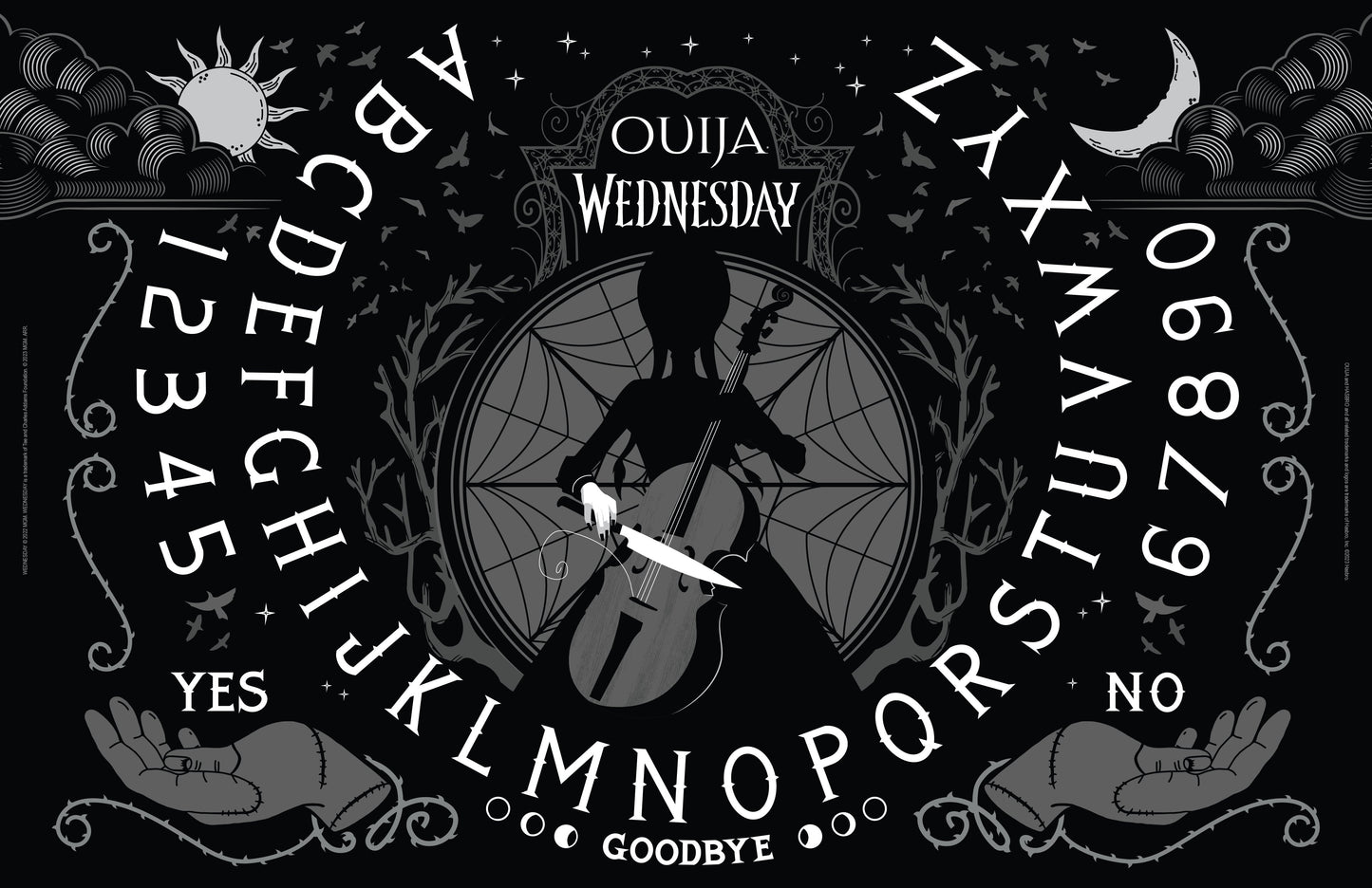 OUIJA®: Wednesday - Bảng Cầu Cơ Board Game Tâm Linh - The Op Games