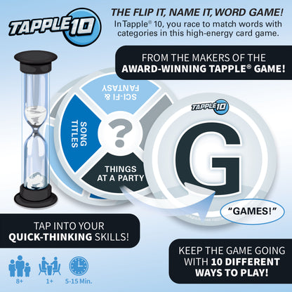 The Original Tapple® 10 - Trò chơi thẻ bài từ vựng tốc độ - The Op Games