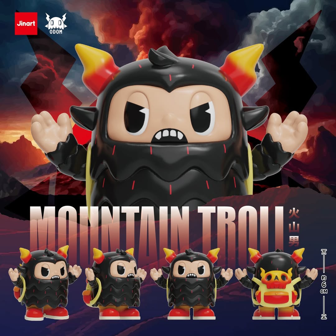 JINART x ODOM Troll Moutain Mô Hình Blindbox Art Toy Jinart - Góc nhìn khác 3