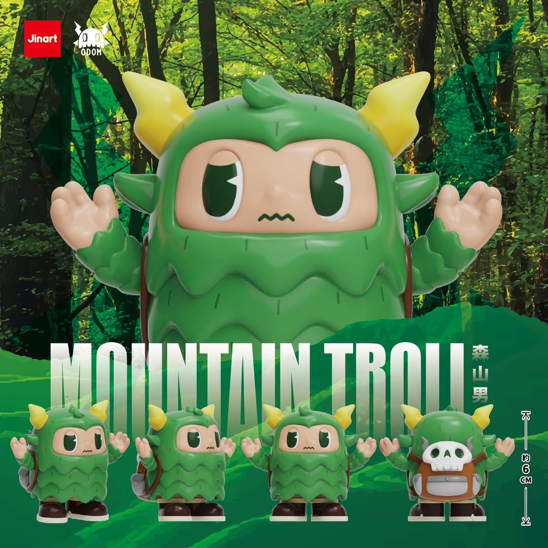 JINART x ODOM Troll Moutain Mô Hình Blindbox Art Toy Jinart - Hình ảnh bổ sung 7