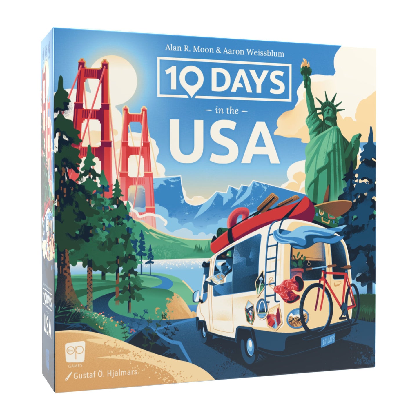 10 Days in the USA - Trò chơi Board Game Chiến Thuật - The Op Games