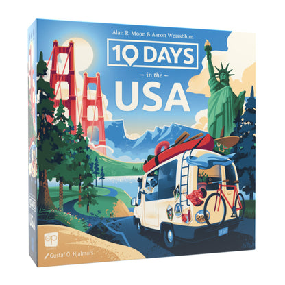 10 Days in the USA - Trò chơi Board Game Chiến Thuật - The Op Games