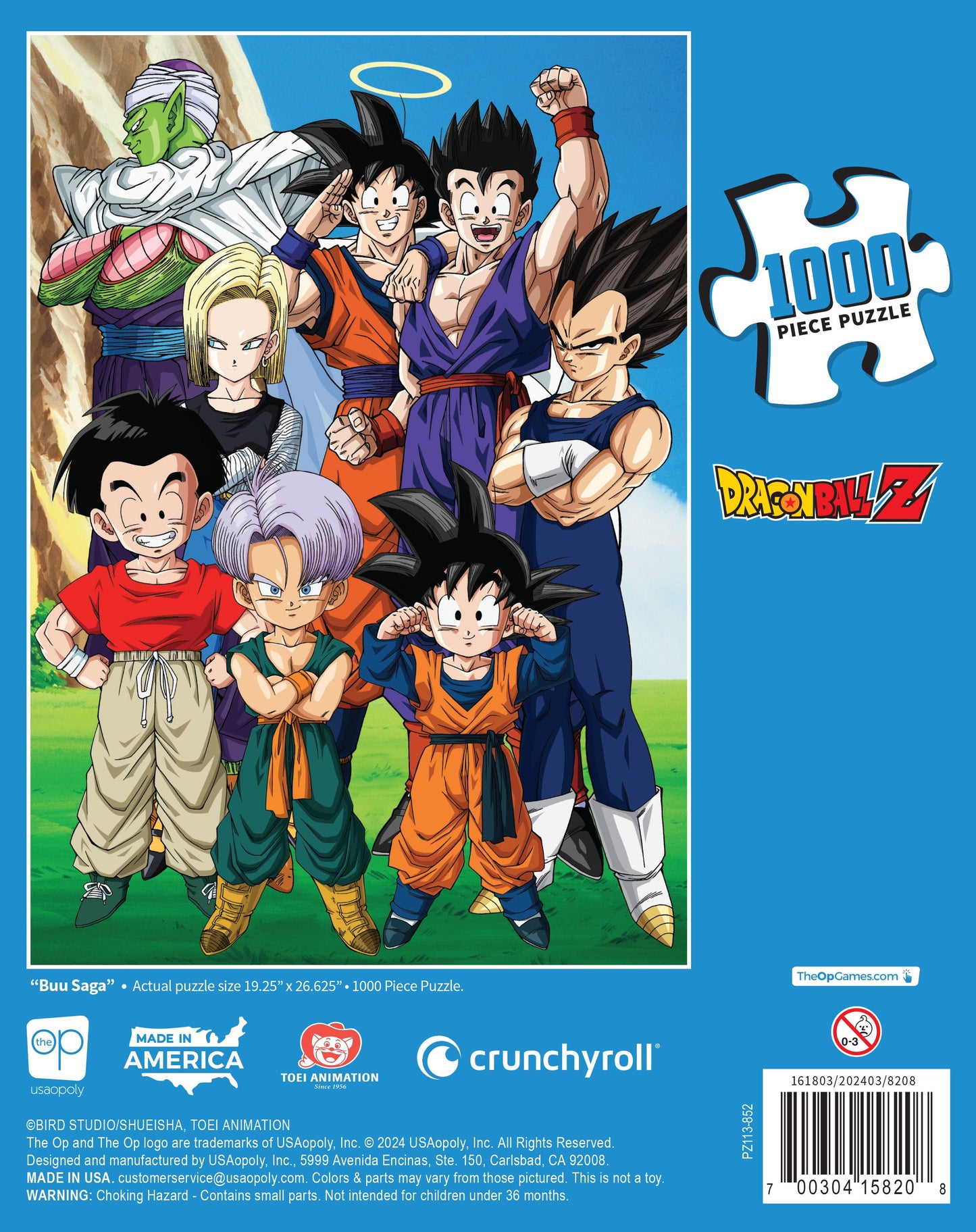 DRAGON BALL Z "BUU SAGA" 1,000 Piece Puzzle - Trò chơi xếp hình 1000 mảnh - The Op Games - Hình ảnh chi tiết 2