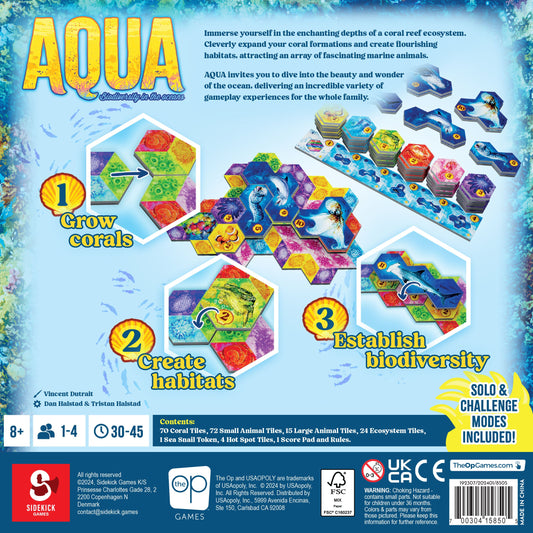 AQUA - Board Game Chiến Thuật Xây Dựng Hệ Sinh Thái Đại Dương - The Op Games