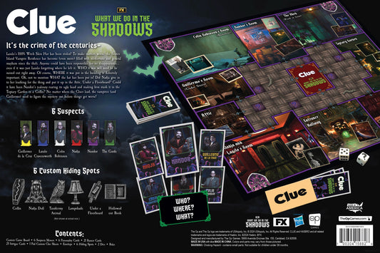 CLUE®: What We Do In The Shadows - Board Game Trinh Thám Kinh Dị - The Op Games
