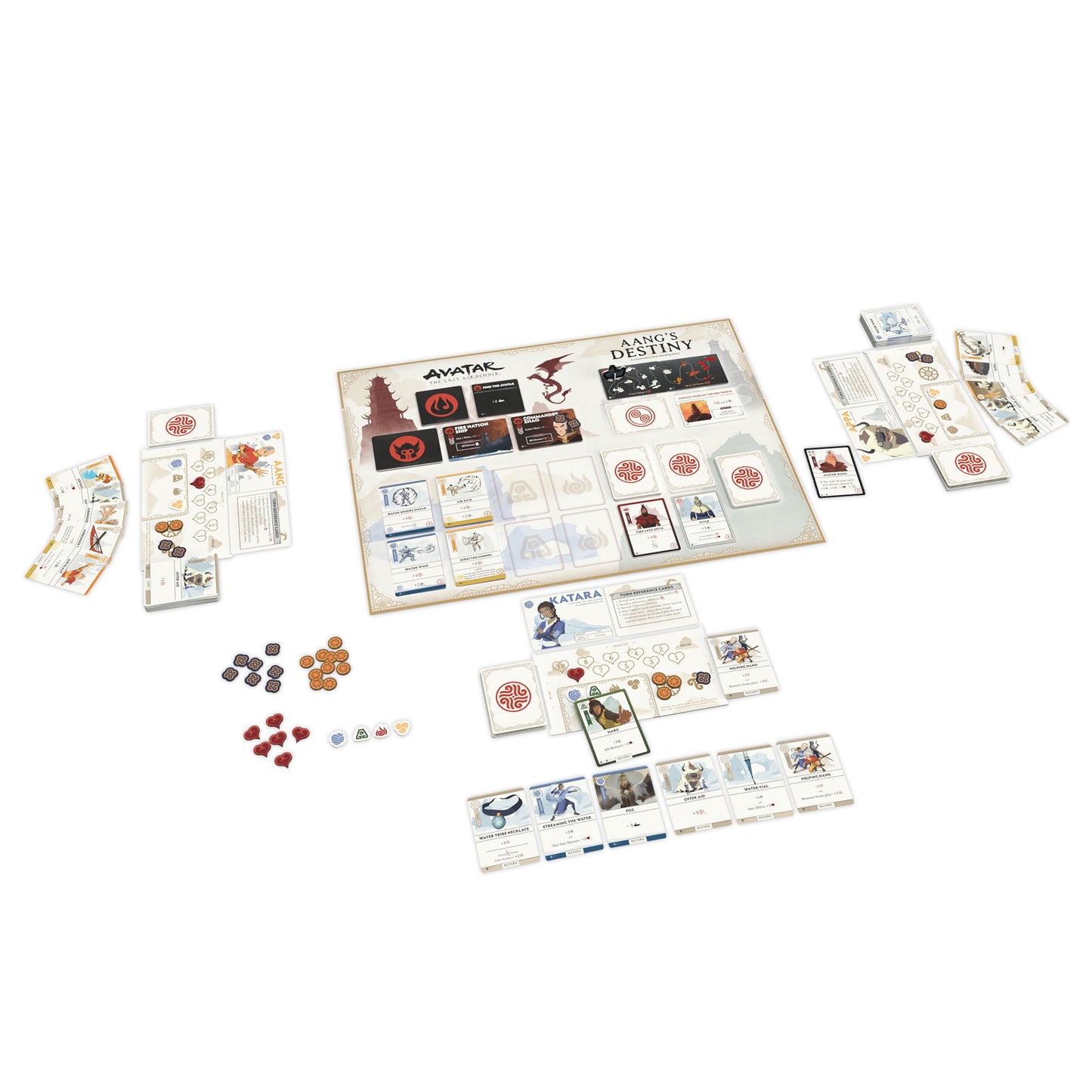 Avatar The Last Airbender: Aang's Destiny - Board Game Xây Dựng Bộ Bài Hợp Tác - The Op Games