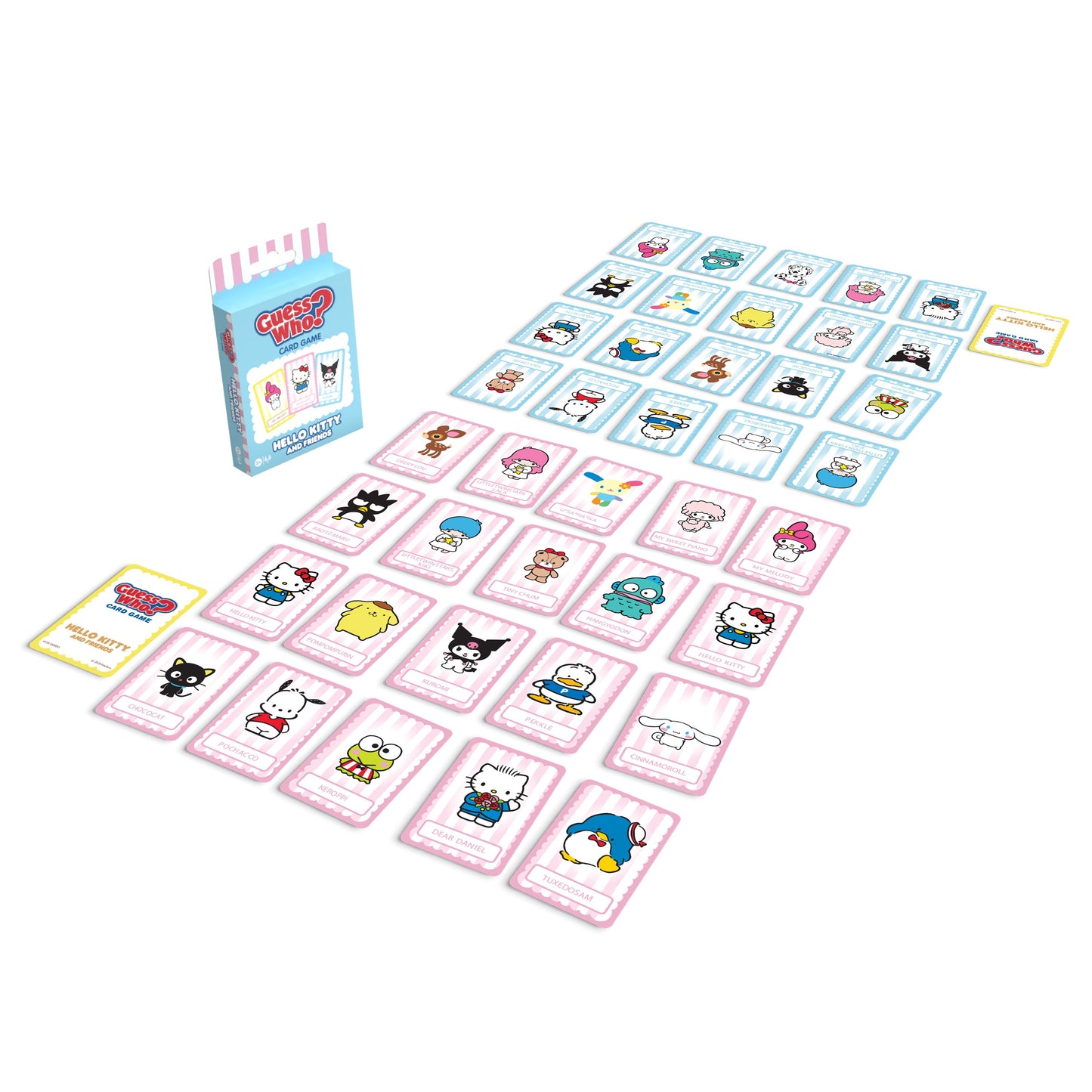 GUESS WHO?® Card Game: Hello Kitty and Friends - Trò chơi thẻ bài đoán nhân vật - The Op Games