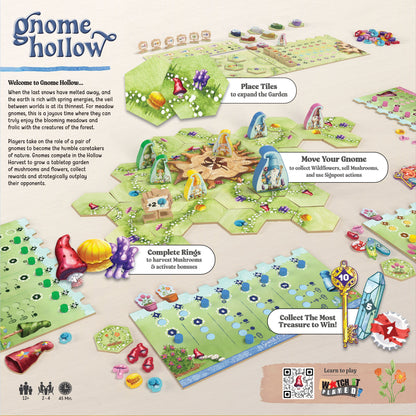 Gnome Hollow - Trò chơi chiến thuật Eurogame - The Op Games