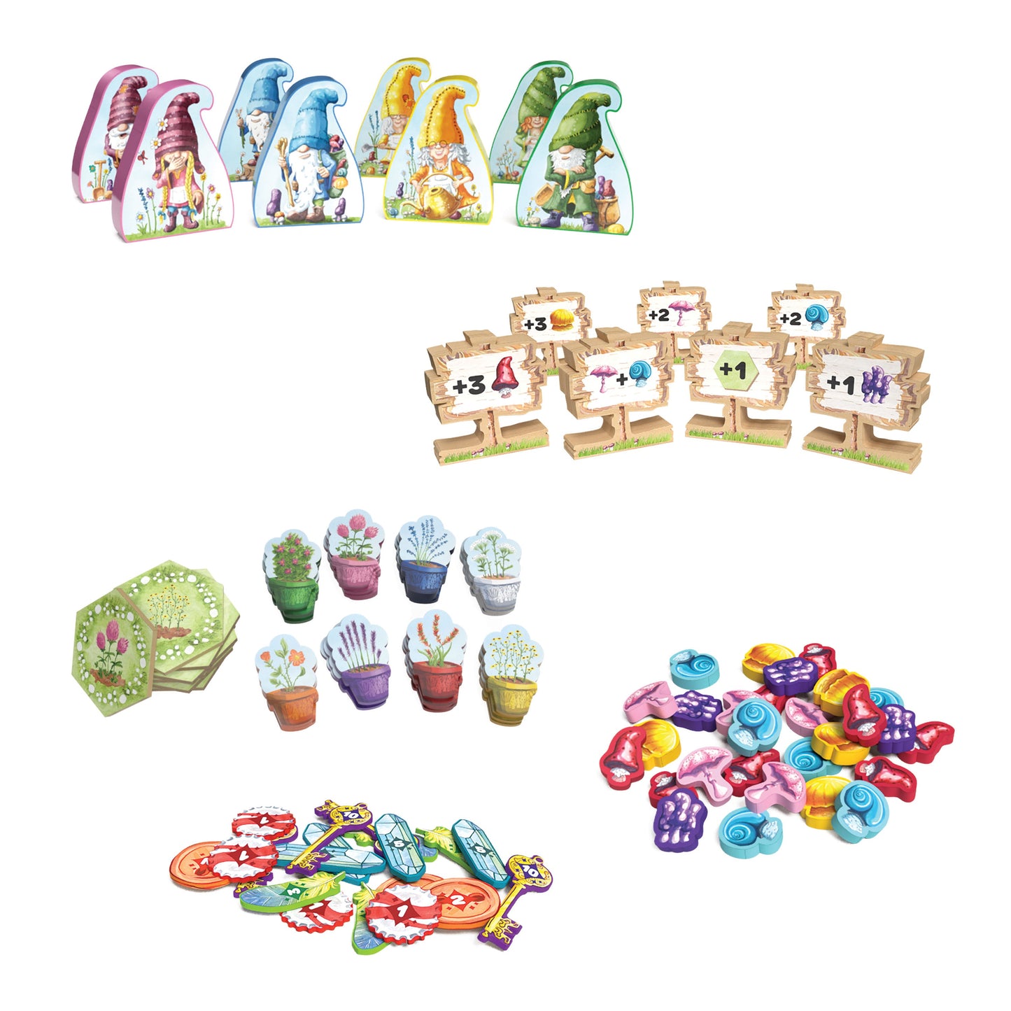 Gnome Hollow - Trò chơi chiến thuật Eurogame - The Op Games