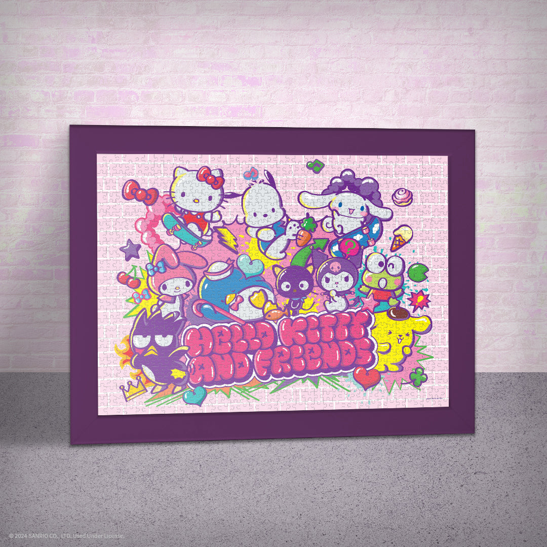 Hello Kitty® and Friends "Tokyo Skate" 1,000 Piece Puzzle - Trò chơi xếp hình 1000 mảnh - The Op Games