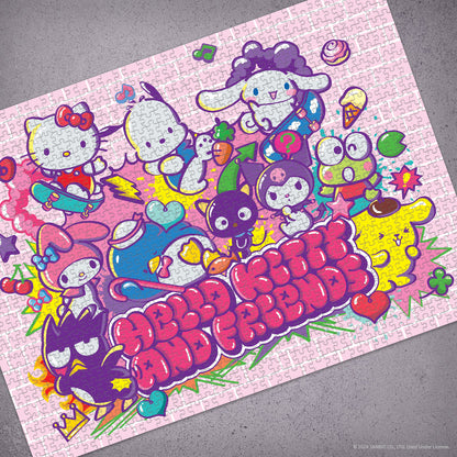 Hello Kitty® and Friends "Tokyo Skate" 1,000 Piece Puzzle - Trò chơi xếp hình 1000 mảnh - The Op Games - Hình ảnh bổ sung 5