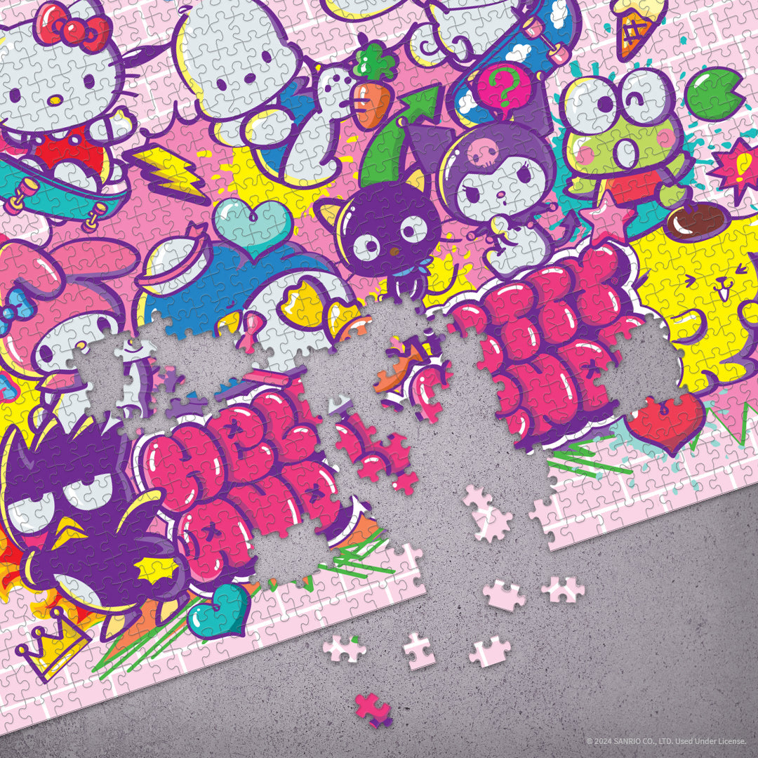 Hello Kitty® and Friends "Tokyo Skate" 1,000 Piece Puzzle - Trò chơi xếp hình 1000 mảnh - The Op Games The Op Games - ảnh 1 -