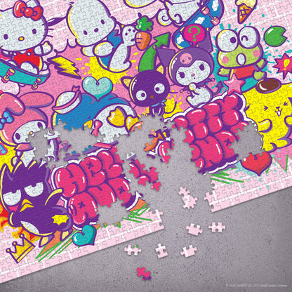 Hello Kitty® and Friends "Tokyo Skate" 1,000 Piece Puzzle - Trò chơi xếp hình 1000 mảnh - The Op Games The Op Games - ảnh 1 -
