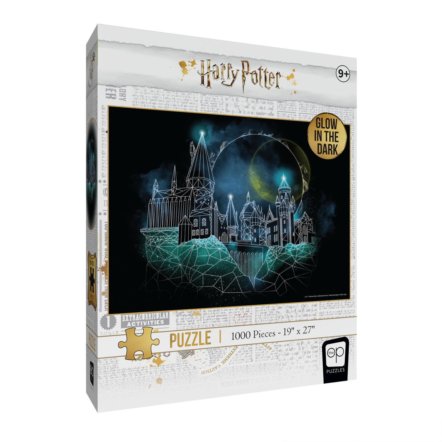 Harry Potter "Magic of Hogwarts" Glow-in-the-Dark 1,000 Piece Puzzle - Xếp hình 1000 mảnh phát sáng - The Op Games - Hình ảnh sản phẩm