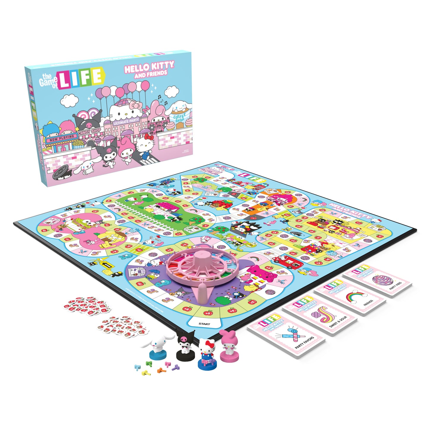LIFE®: Hello Kitty and Friends - Board game gia đình Sanrio - The Op Games