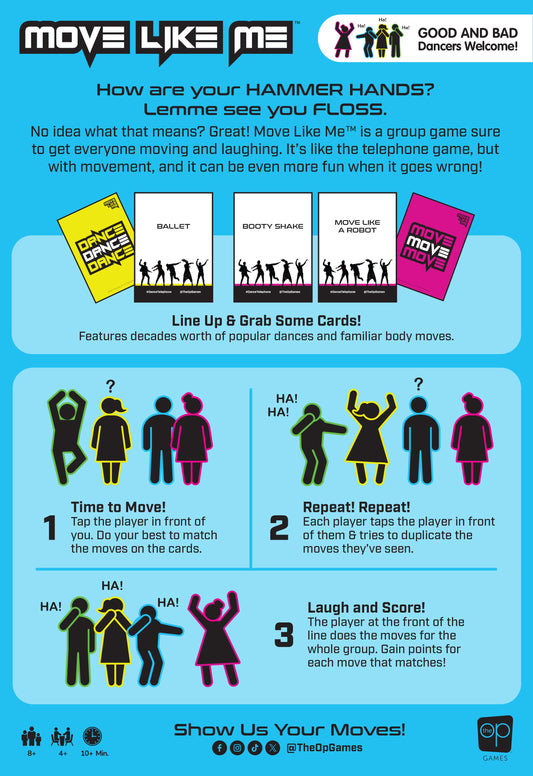 Move Like Me™ - Board Game Vận Động Tiệc Tùng - The Op Games