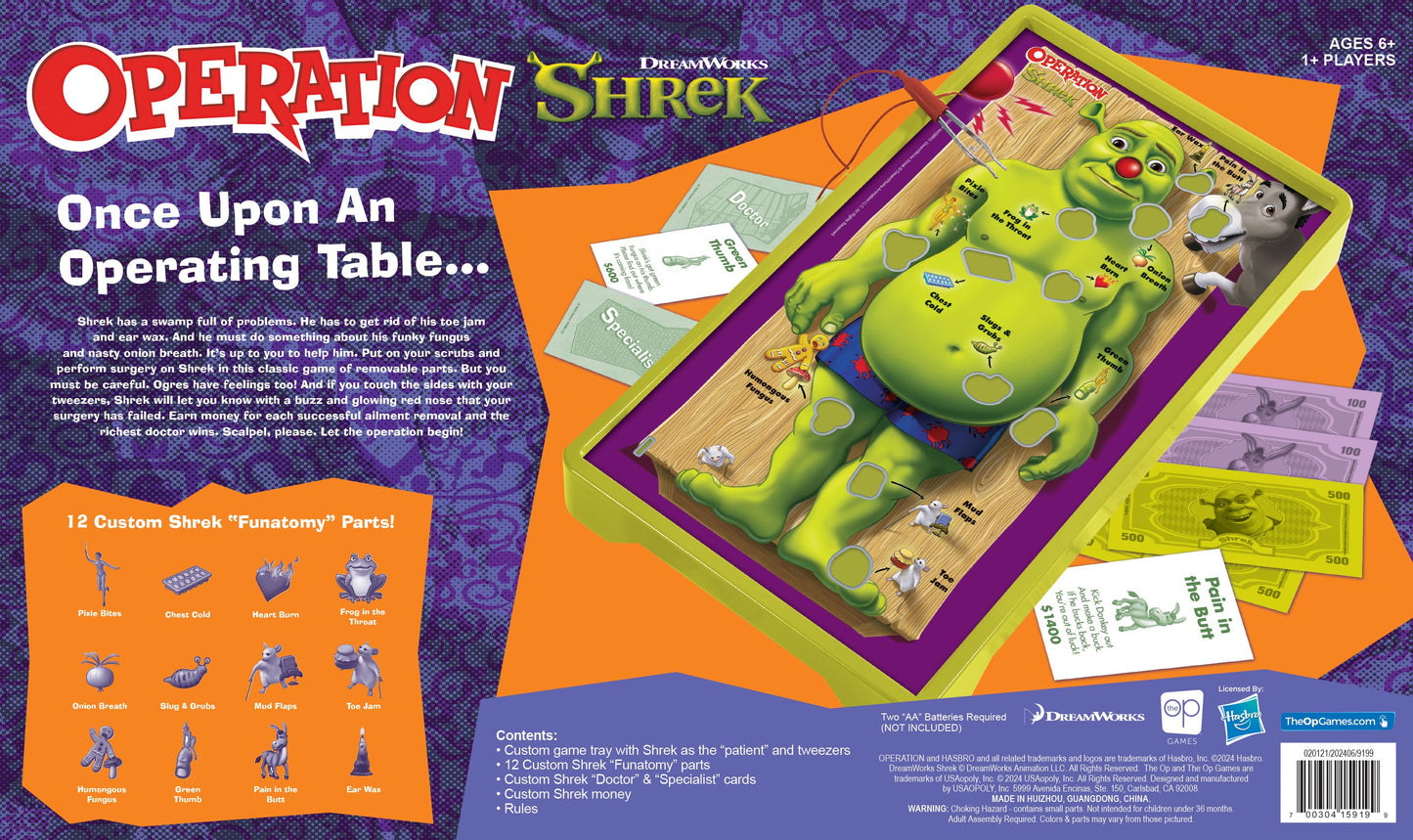 OPERATION®: Shrek - Trò chơi phẫu thuật vui nhộn - The Op Games