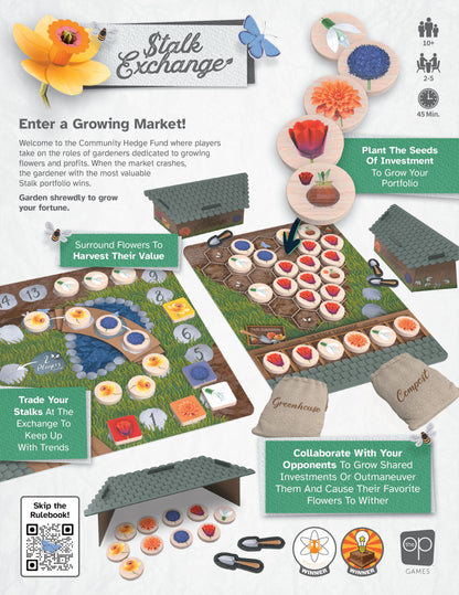 Stalk Exchange - Board Game Chiến Thuật Đầu Tư Thị Trường Hoa - The Op Games