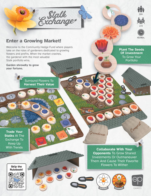 Stalk Exchange - Board Game Chiến Thuật Đầu Tư Thị Trường Hoa - The Op Games