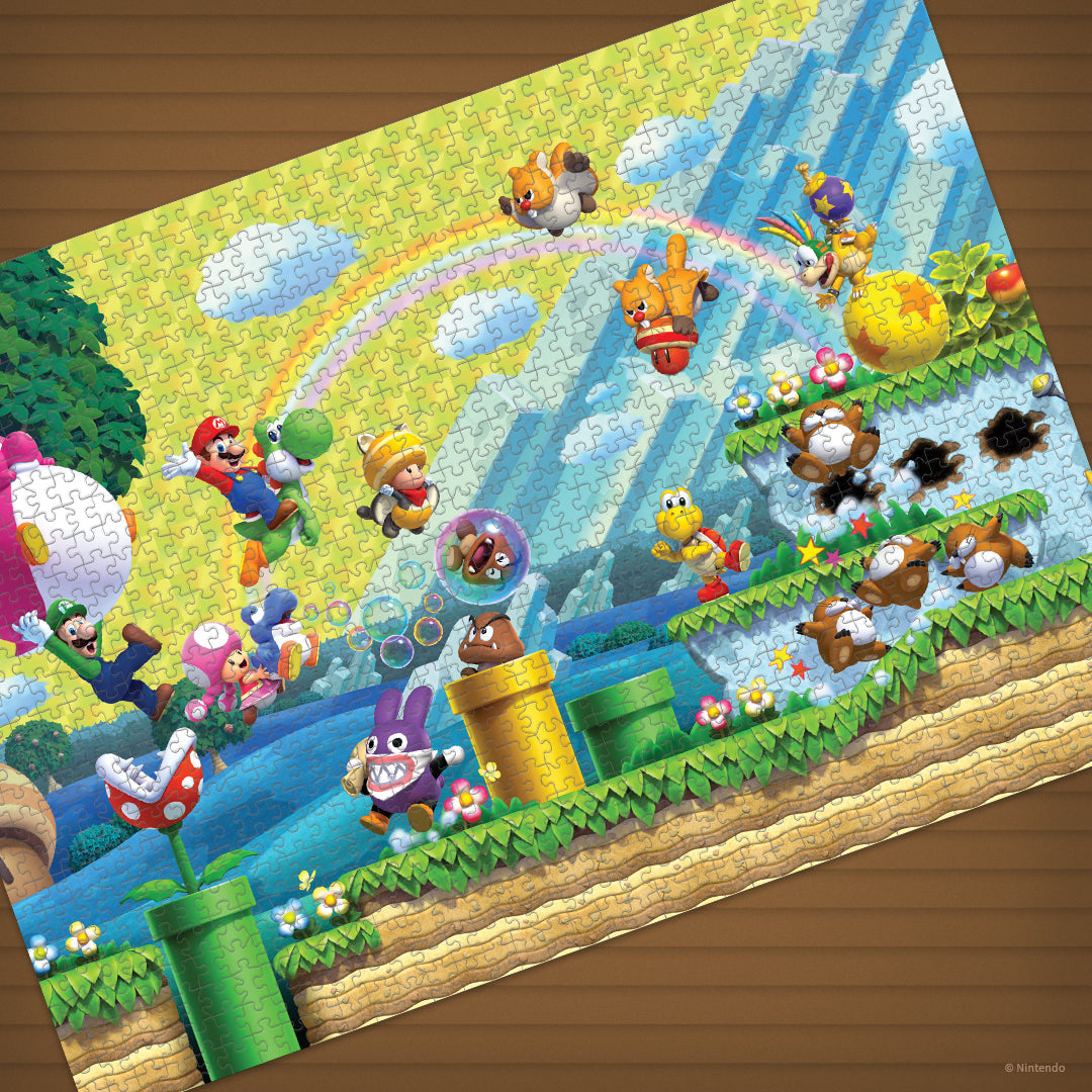 Super Mario "Chaos & Fun" 1,000 Piece Puzzle - Đồ chơi xếp hình 1000 mảnh - The Op Games