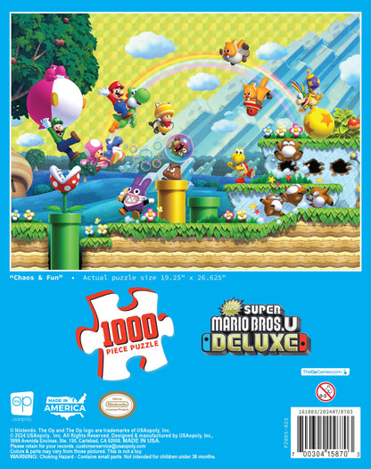 Super Mario "Chaos & Fun" 1,000 Piece Puzzle - Đồ chơi xếp hình 1000 mảnh - The Op Games