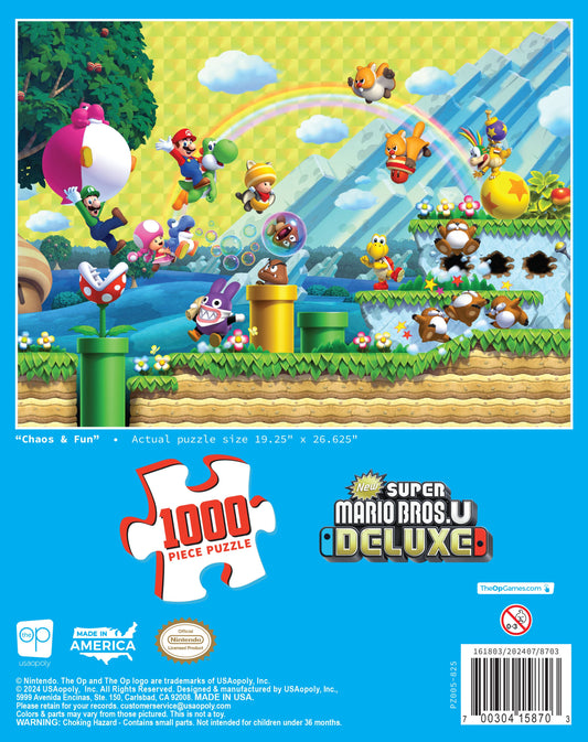 Super Mario "Chaos & Fun" 1,000 Piece Puzzle - Đồ chơi xếp hình 1000 mảnh - The Op Games