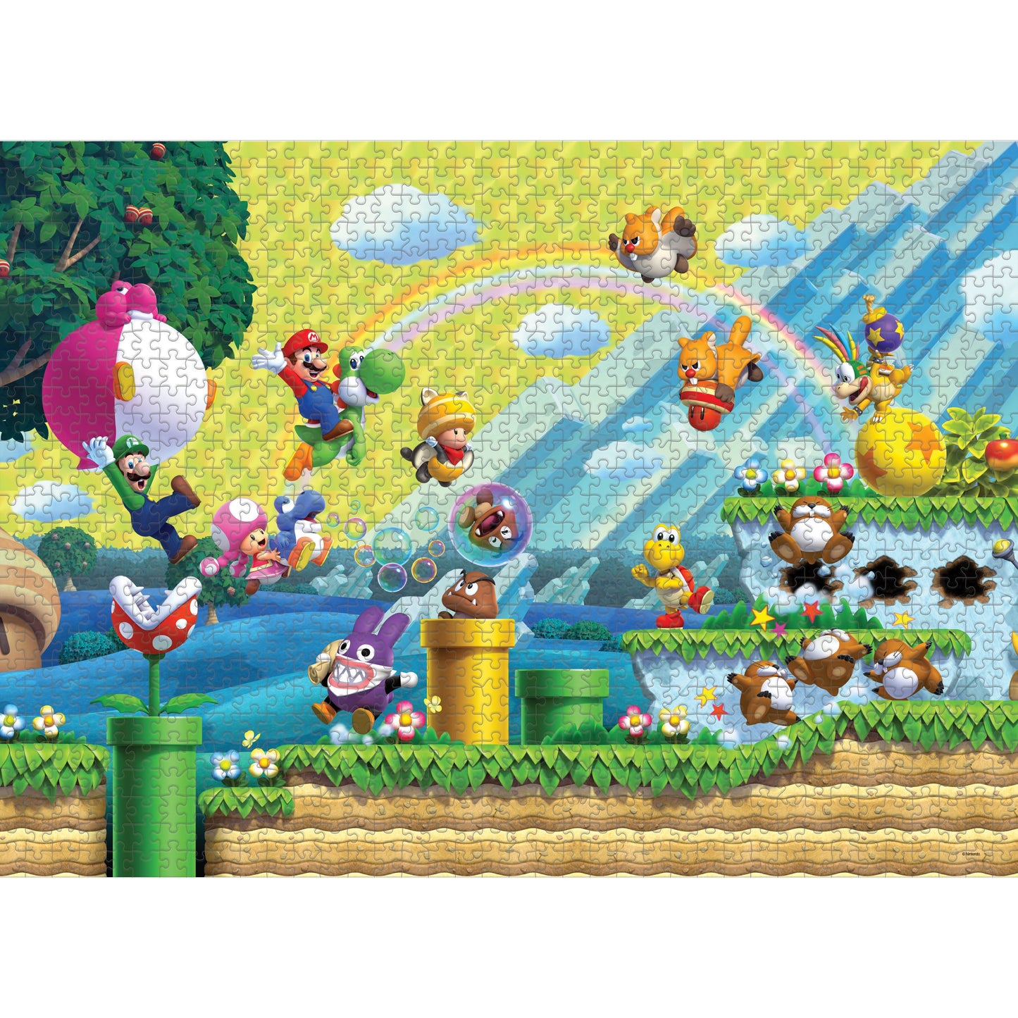Super Mario "Chaos & Fun" 1,000 Piece Puzzle - Đồ chơi xếp hình 1000 mảnh - The Op Games