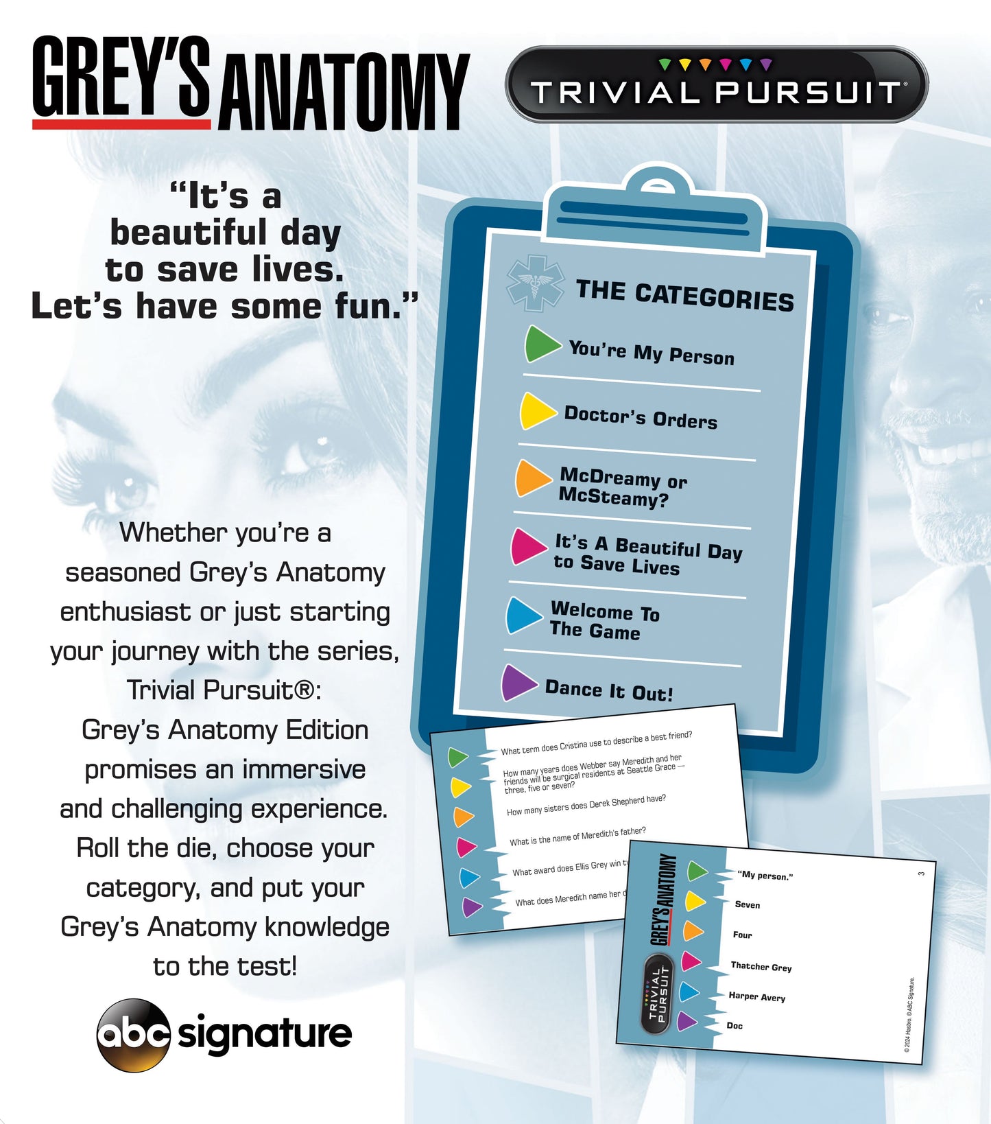 TRIVIAL PURSUIT®: Grey's Anatomy - Trò chơi đố vui y khoa Trivia - The Op Games
