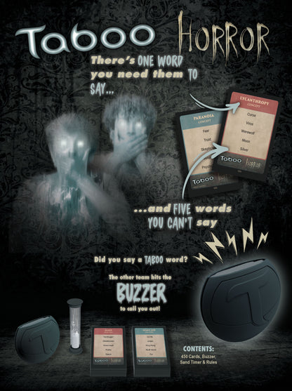TABOO®: Horror - Board Game Tiệc Tùng Chủ Đề Kinh Dị - The Op Games