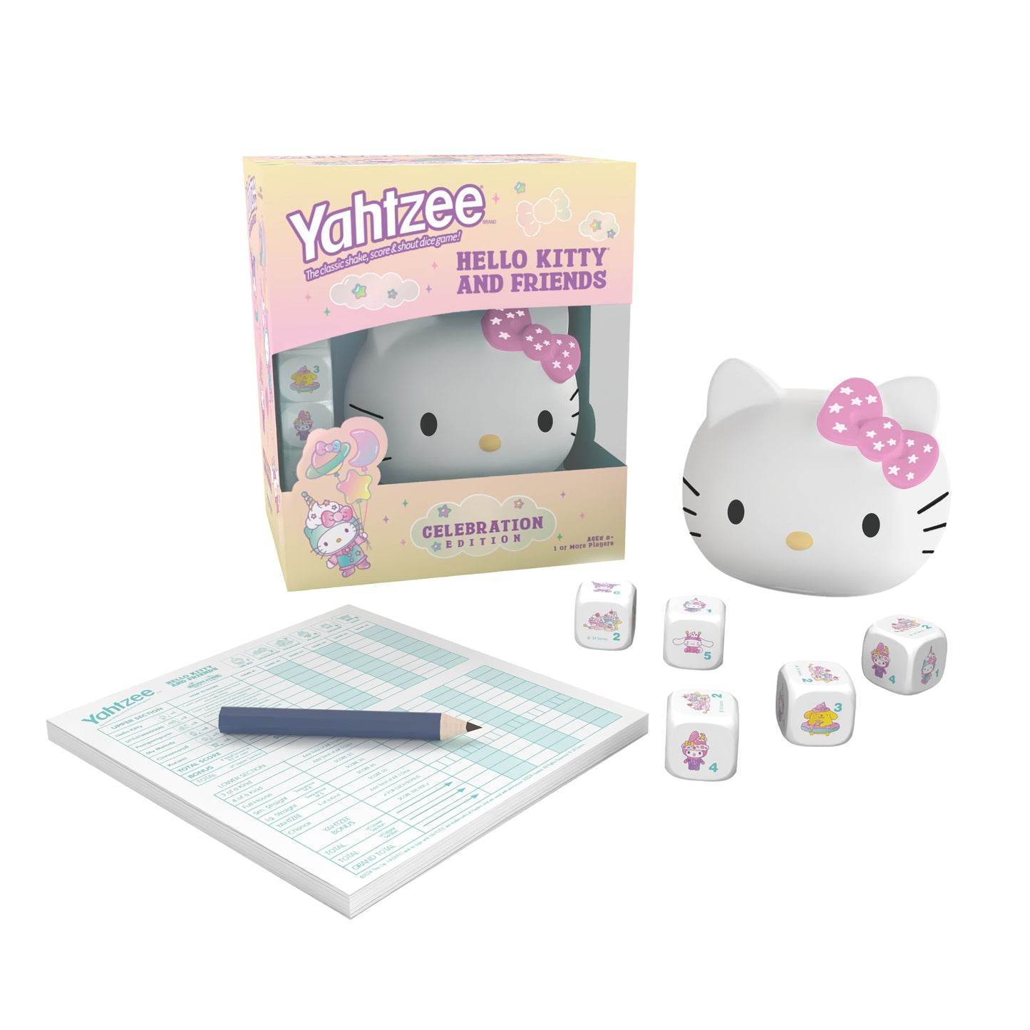 YAHTZEE®: Hello Kitty and Friends Celebration - Trò chơi xúc xắc Sanrio - The Op Games