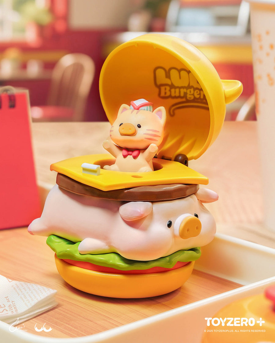 Lulu The Piggy - Hamburger Express Delivery Moveable Blind Box Series - Mô Hình Heo Lulu Giao Hamburger TOYZERO+ - Góc nhìn khác 3
