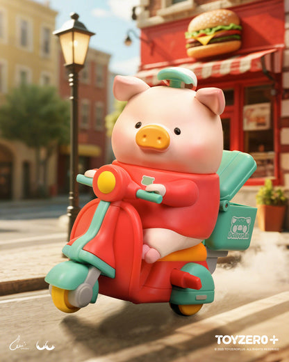 Lulu The Piggy - Hamburger Express Delivery Moveable Blind Box Series - Mô Hình Heo Lulu Giao Hamburger TOYZERO+ - Hình ảnh bổ sung 4