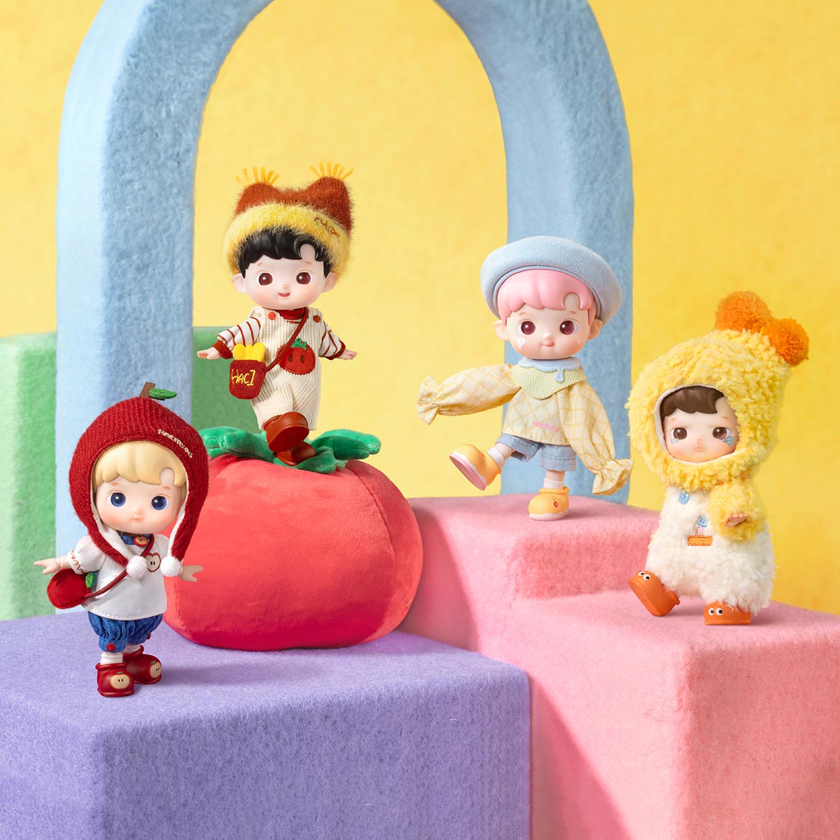 Đồ chơi mô hình nv HACIPUPU Little Foodie Series 1/12 Action Figure