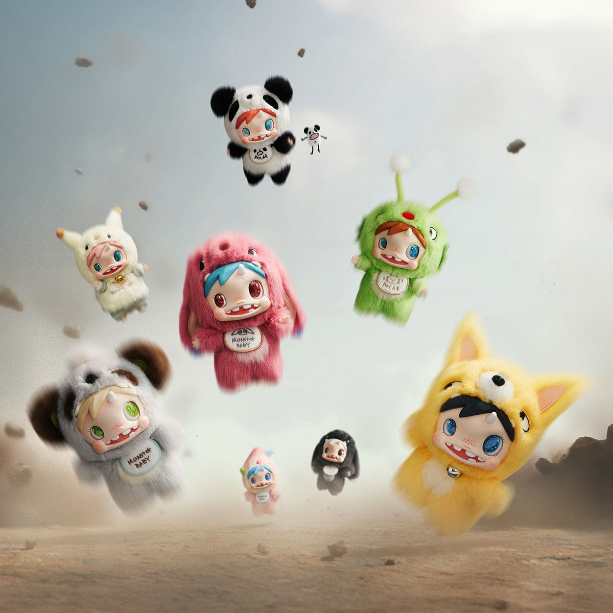 Mô hình POLAR - Monster Baby Collection Series Plush Pendant Ver.1