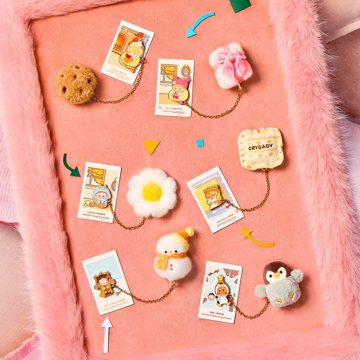 Miếng Dán Tủ Lạnh Nam Châm POP BEAN Fluffy & Cozy Series - Blind Box