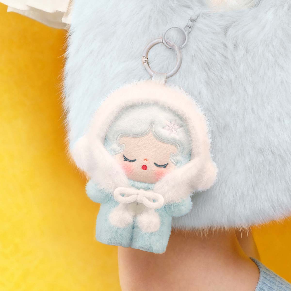 Đồ chơi mô hình nv POP BEAN Fluffy & Cozy Series-Plush Pendant Blind Box